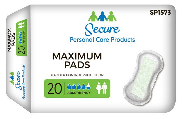 Secure Maximum Pads 6.25x13.75 IN