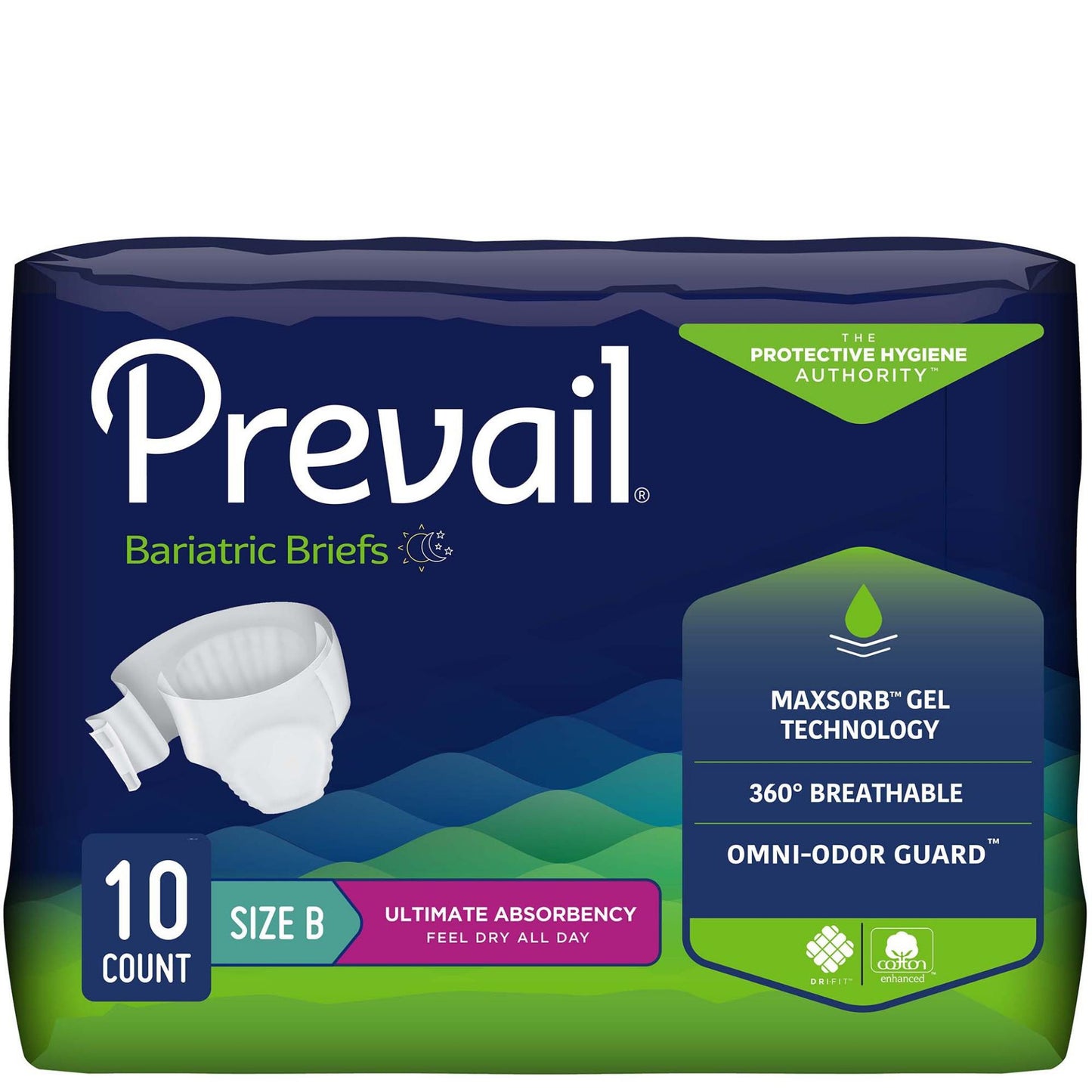 Prevail Plus Size Adult Bariatric Diapers