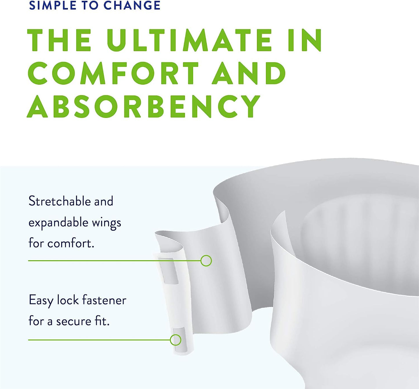 Prevail Plus Size Adult Bariatric Diapers