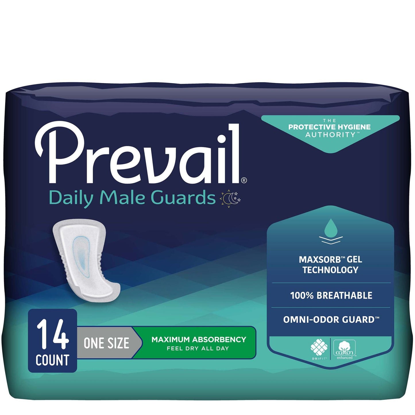 Prevail Moderate Absorbency Male Guards