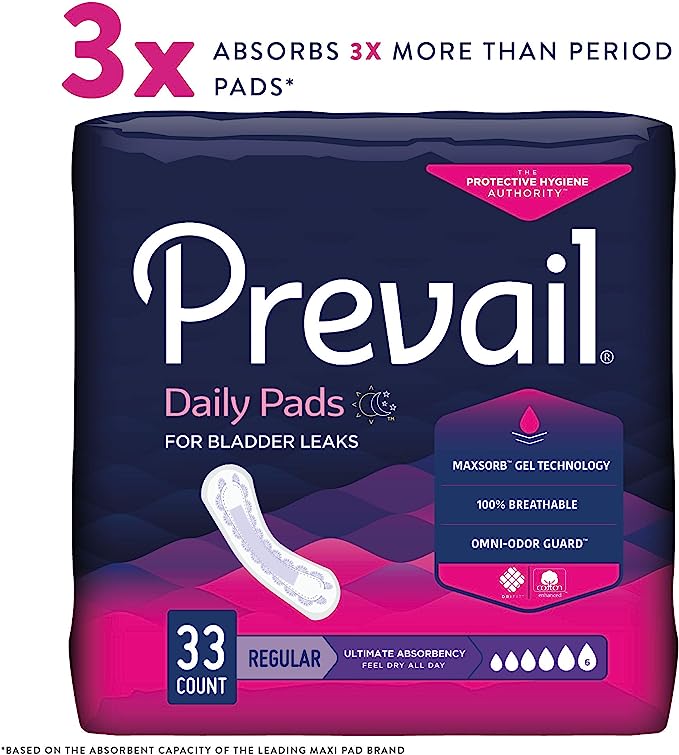 Prevail Ultimate Bladder Control Pads for Women 16 IN
