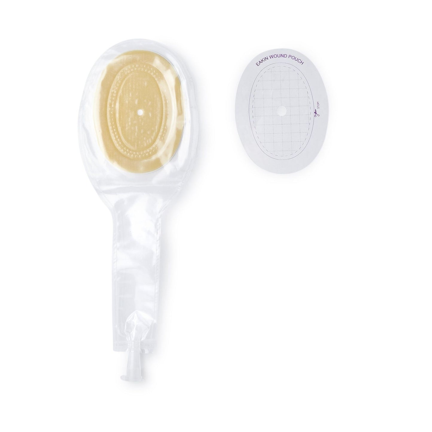 Medium Eakin Wound Pouch with Remote Drainage Attachment and Tap Closure