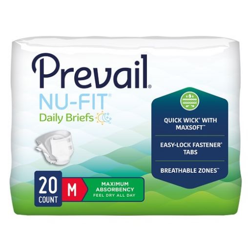 Prevail Nu-Fit Maximum Adult Briefs