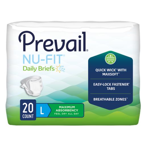 Prevail Nu-Fit Maximum Adult Briefs