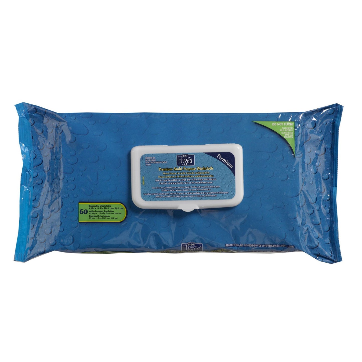 Hygea Multi-Purpose Wipes 9.5 x 11 IN 60 CT