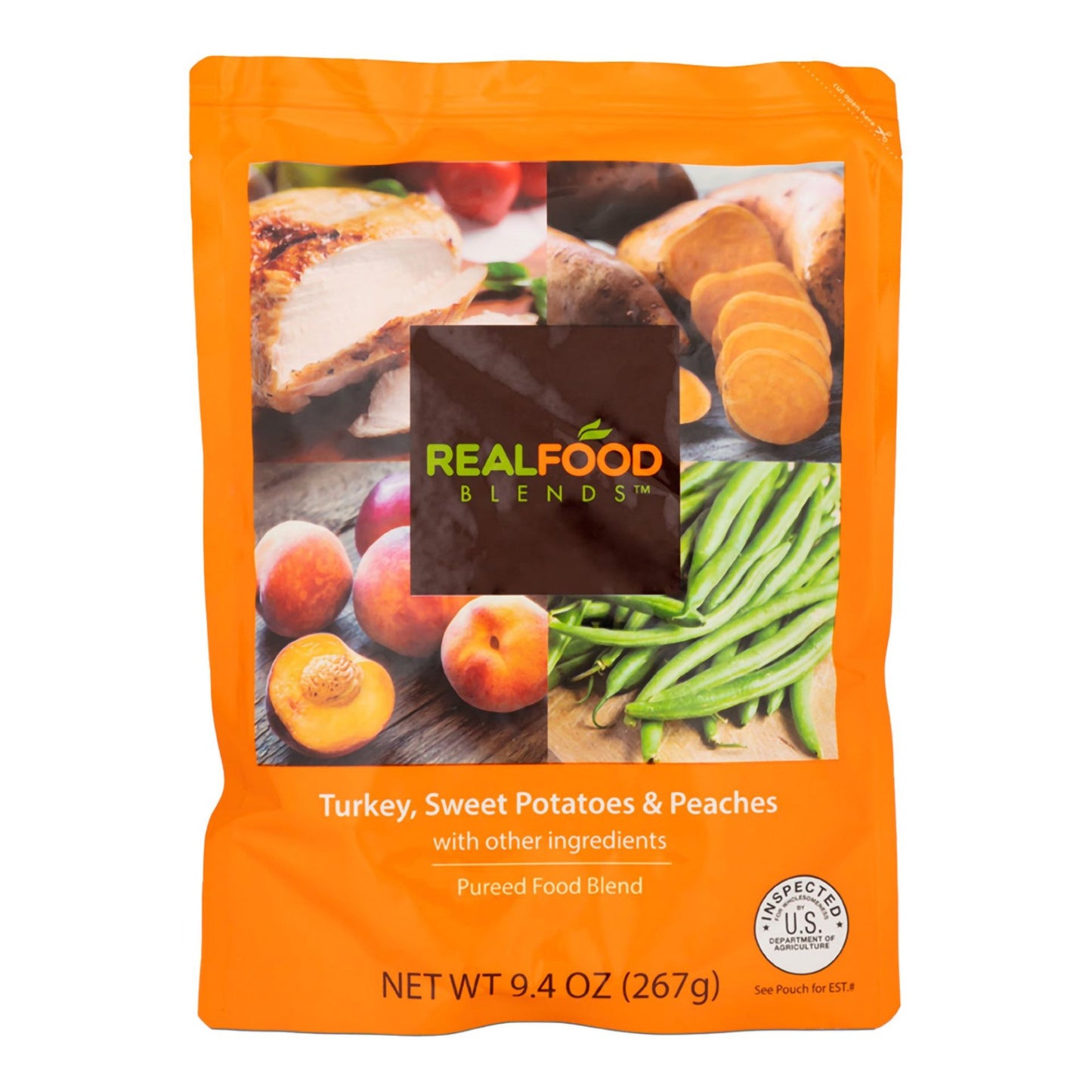 Tube Feeding Formula Real Food Blends 9.4 oz. Turkey