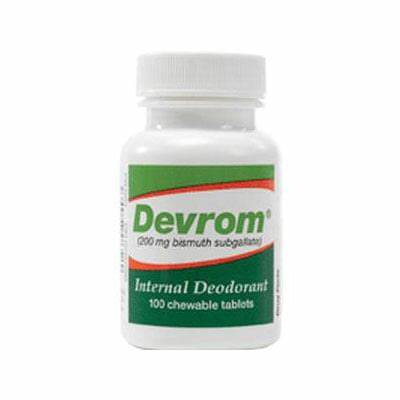 Devrom Deodorant Chewable Tablets 100 CT