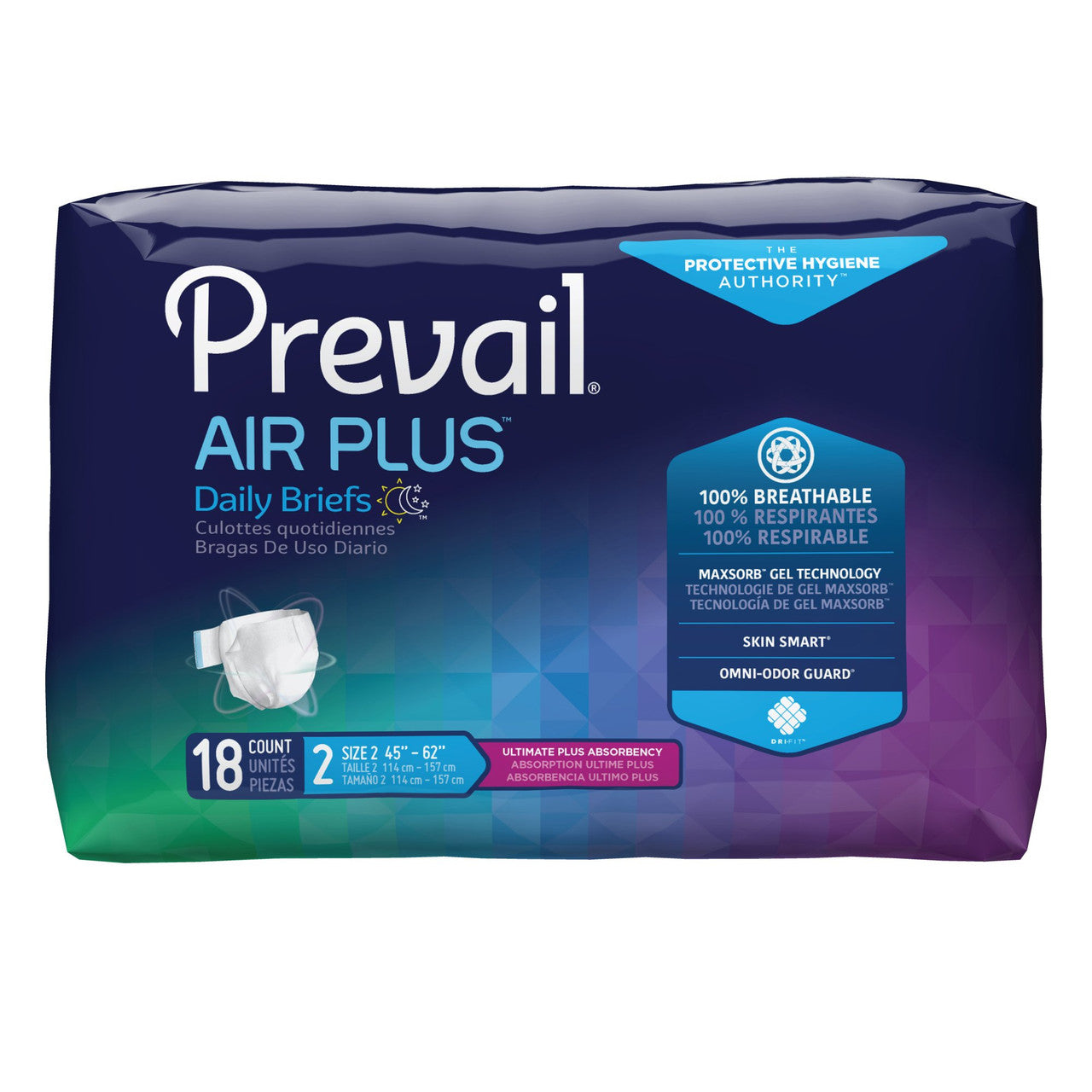 First Quality Prevail Air Plus Unisex Briefs