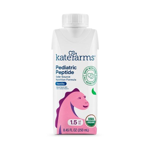 Pediatric Oral Supplement / Tube Feeding Formula Kate Farms® Pediatric Peptide Vanilla Flavor