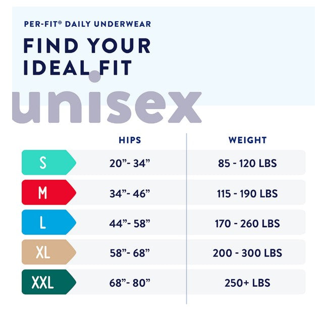 Prevail Per-Fit Extra Adult Underwear