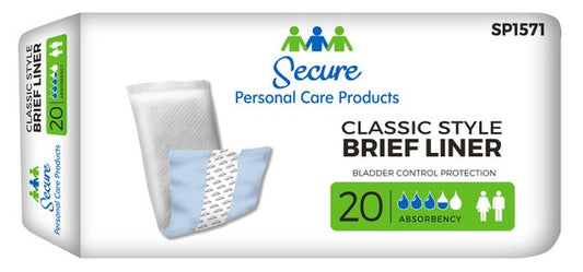 Secure Brief Liners 4x13 IN