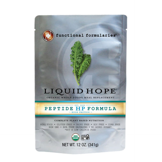 "Oral Supplement Liquid Hope Peptide HP Formula Unflavored Liquid 12 oz "