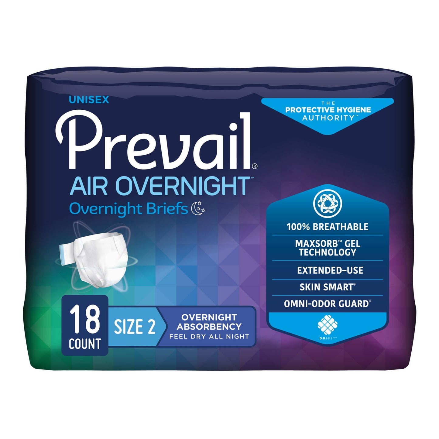 Prevail Air Overnight Diapers