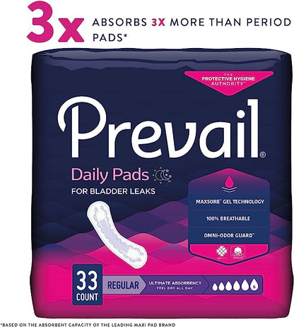 Prevail Ultimate Bladder Control Pads for Women 16 IN