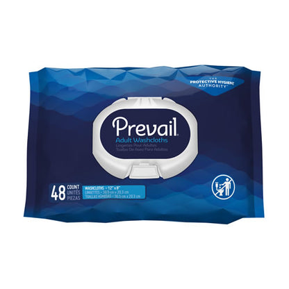 Prevail Hypoallergenic Scented Adult Washcloths