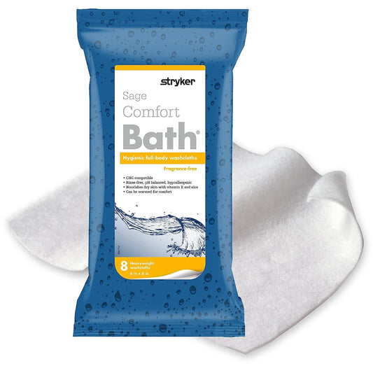 Sage Comfort Bath Cleansing Washcloths