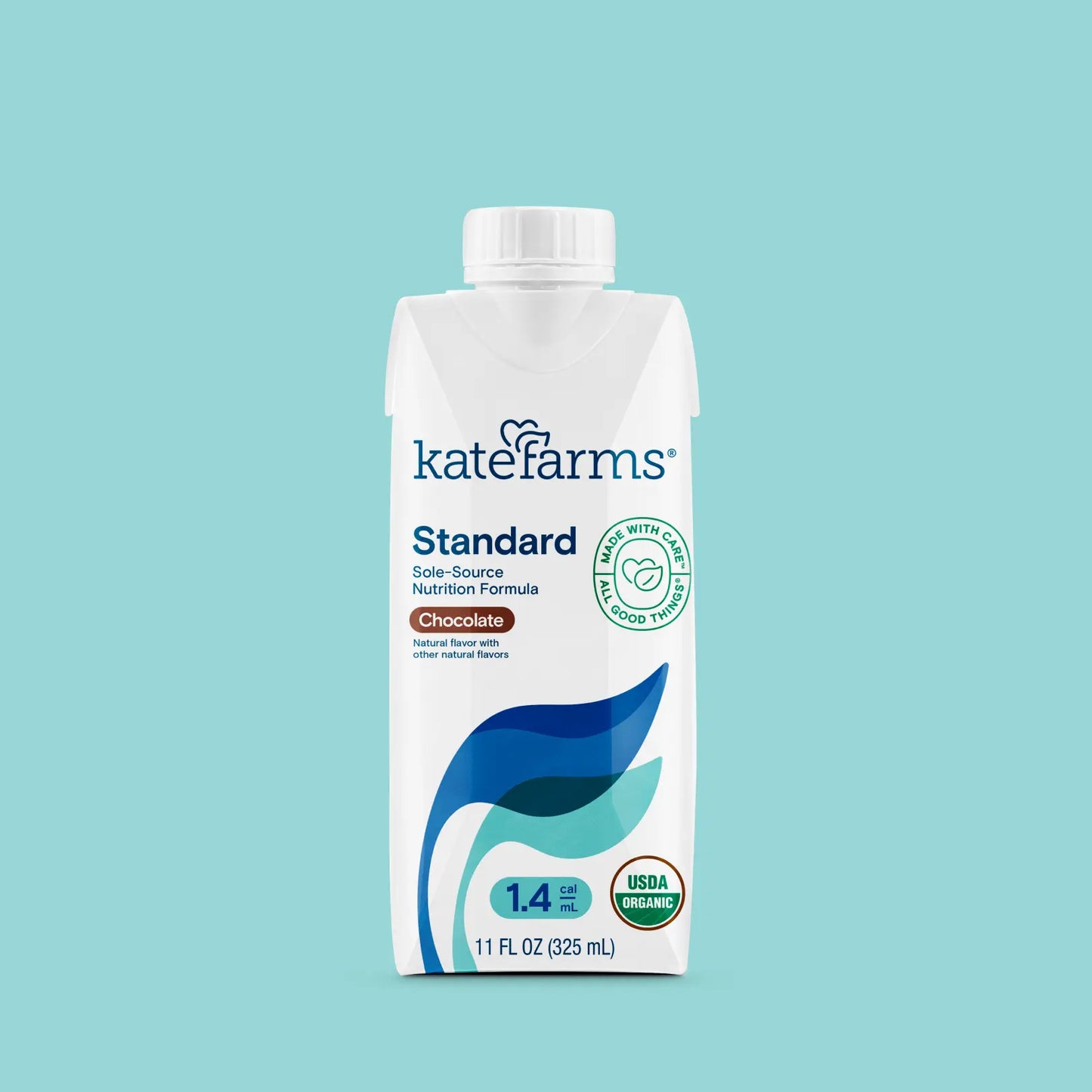 Oral Supplement / Tube Feeding Formula, Kate Farms Standard 1.4 Chocolate