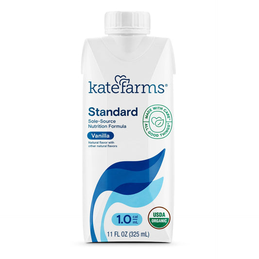 Oral Supplement Kate Farms® Standard 1.0 Vanilla Flavor Liquid
