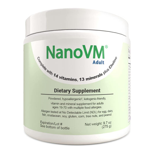 Oral Supplement NanoVM Adult Unflavored Powder 275 Gram Jar