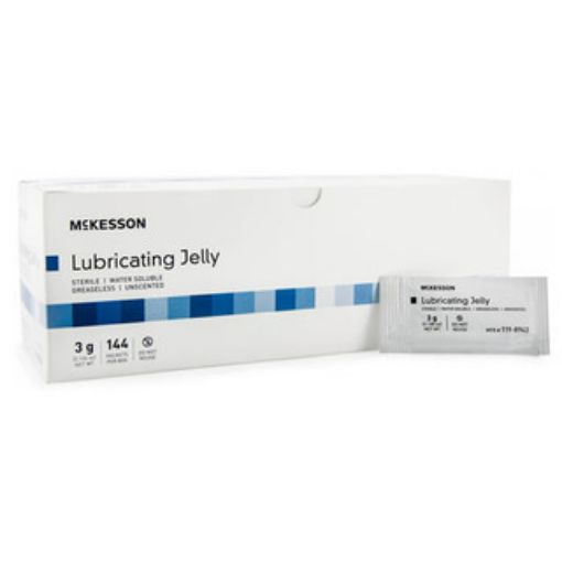 McKesson Lubricating Jelly Packets 3 G 144 CT