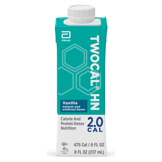 Oral Supplement / Tube Feeding Formula TWOCAL® HN Vanilla Flavor Ready to Use 8 oz. Cartonc