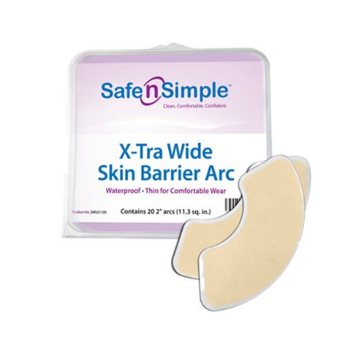 Safe n Simple X-Tra Wide Skin Barrier Arc 2 IN 20 CT