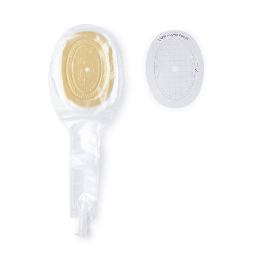 Medium Eakin Wound Pouch with Remote Drainage Attachment and Tap Closure