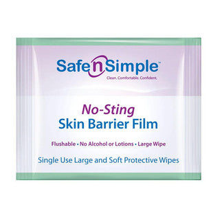 Safe n Simple No Sting Wipes