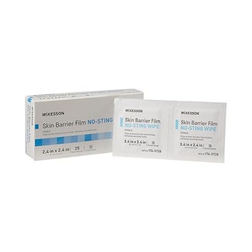 3M Cavilon No Sting Barrier Film, 3/4mL Wipes, Alcohol-free