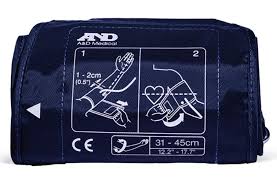 Reusable Blood Pressure Cuff A&D Medial 23 cm to 35.5 cm Arm Nylon Cuff Medium Cuff