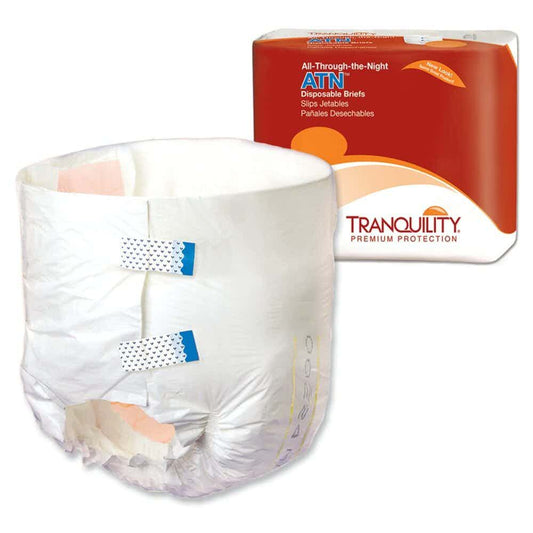 Tranquility Diapers with Tabs ATN (All-Through-the-Night) Briefs XL 54-64 IN