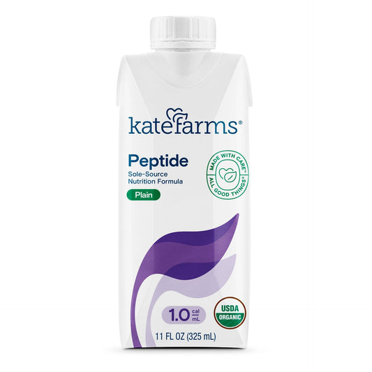Oral Supplement Kate Farms® Peptide 1.0 Plain Flavor