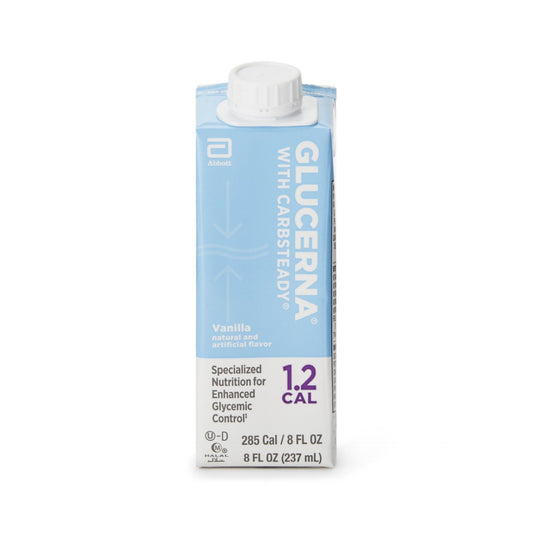 Oral Supplement Glucerna 1.2 Cal Vanilla Flavor Ready to Use 8 oz. Carton