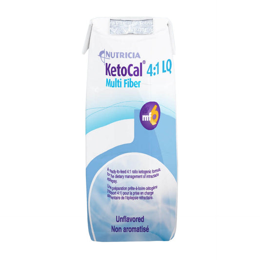 Oral Supplement / Tube Feeding Formula KetoCal 4:1 Unflavored Ready to Use 8 oz. Carton