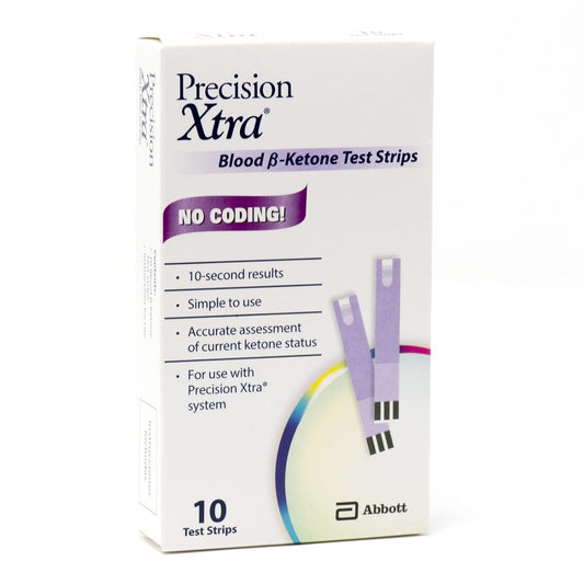 Precision Xtra Blood Ketone Test Strips / 10 count