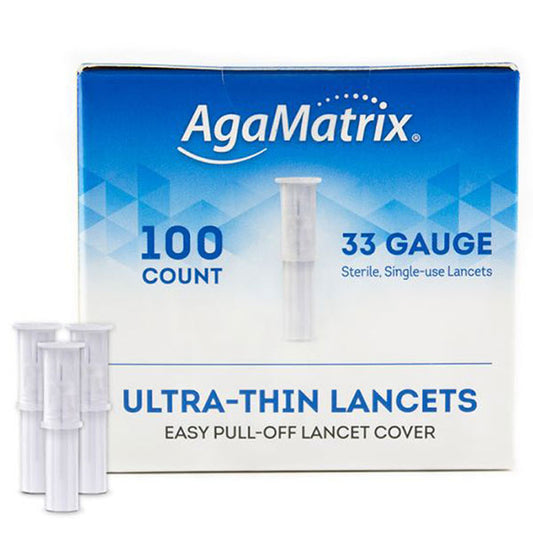 Aagamatrix Ultra-Thin Lancets / 100 count