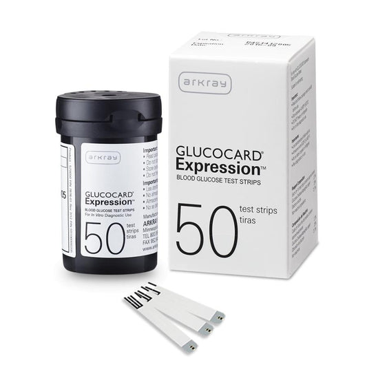 Arkray Glucocard Expression Blood Glucose Test Strips / 50 count