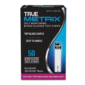 TRUE METRIX Blood Glucose Test Strips / 50 per box