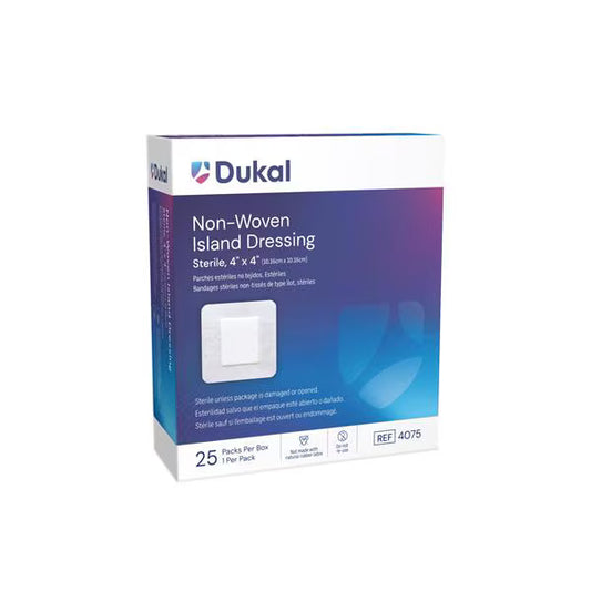 Dukal Sterile Non-Woven Island Dressing 4 X 4 IN / 25 per box