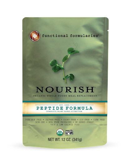 Pediatric Nourish Peptide Formula Organic Food Flavor 12 oz. Pouch Ready to Use and Hang