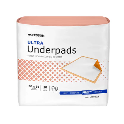 McKesson Ultra Underpads, Heavy Absorbency