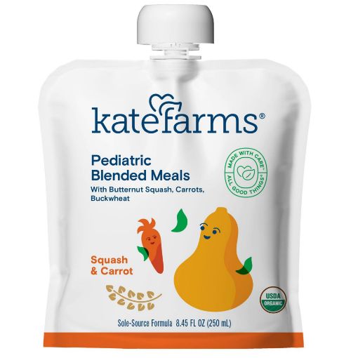 Kate Farms Pediatric Blended Meals, Squash & Carrot