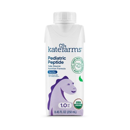 Pediatric Oral Supplement / Tube Feeding Formula Kate Farms® Pediatric Peptide 1.0 Vanilla Flavor
