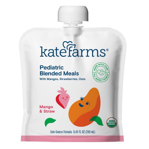 Kate Farms Pediatric Blended Meals, Mango & Straw