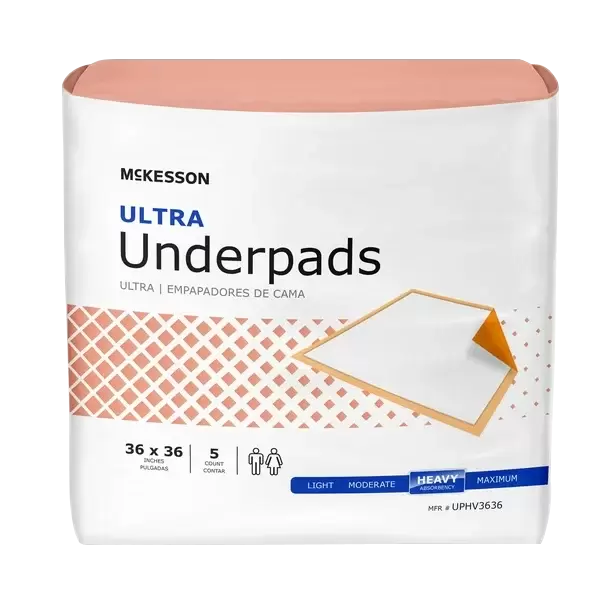McKesson Ultra Underpads, Heavy Absorbency