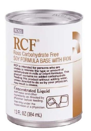 RCF Carbohydrate Free Soy Formula Base with Iron