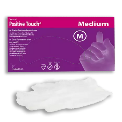 Positive Touch Latex Exam Gloves Powder Free