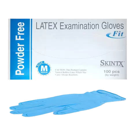 SKINTX Latex Powder-Free Exam FIT Gloves
