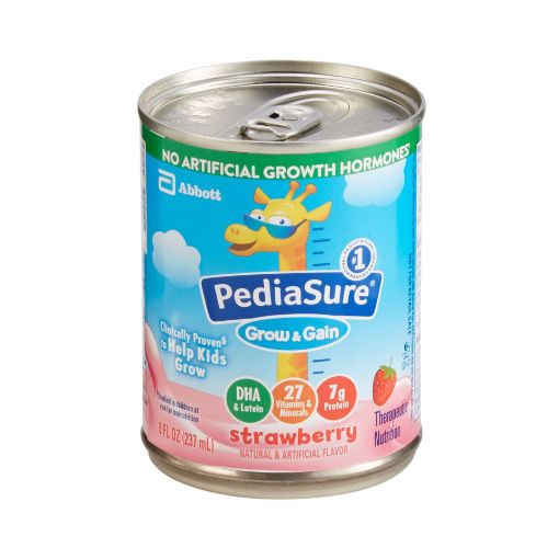 Pediatric Oral Supplement PediaSure Grow & Gain Strawberry Flavor 8 oz Can