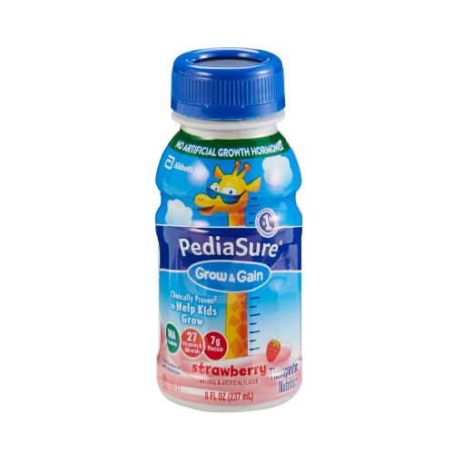 PediaSure® Grow & Gain Shake Strawberry 8 oz Bottle Liquid Calories